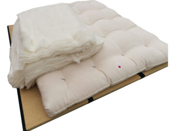 Materasso Futon in Lana Vergine Inglese